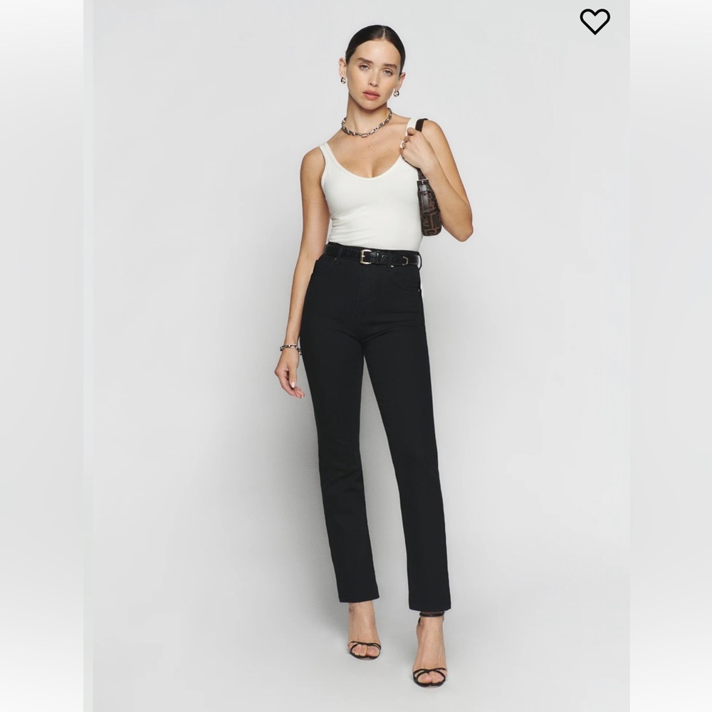 LAST CHANCE! Liza Ultra High Rise Straight Jeans